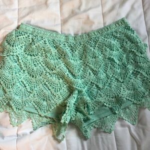 Lace shorts
